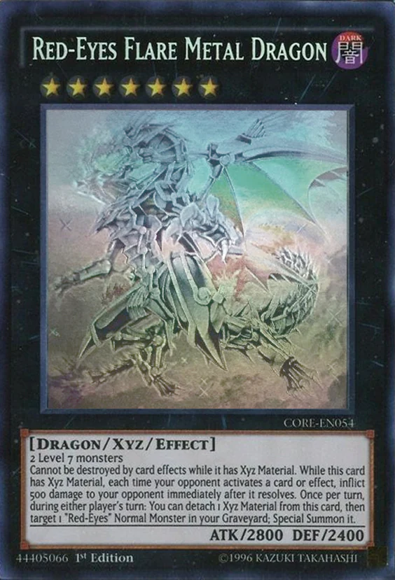 Red-Eyes Flare Metal Dragon